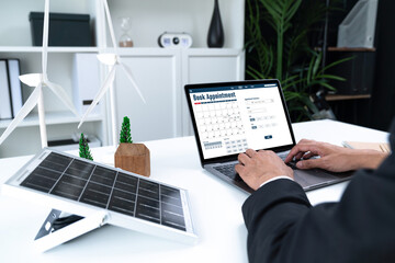 Online applointment booking calendar for brisk regristration on the internet website