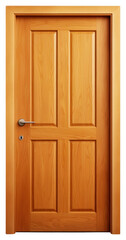 Obraz premium PNG Front the door simple minimal wood style isolated.