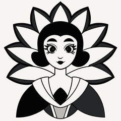 vector illustration of a dancing couple