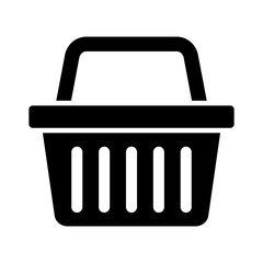 Shopping basket icon. Basket symbol.