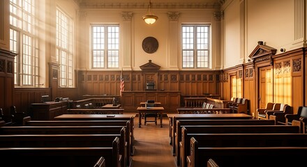 Majestic Courtroom  Justice, Law, and the Pursuit of Equity in a Grand Hall