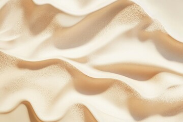 Soft velvety sand texture with flowing, creamy beige sandy waves. For vacation, resort, summer, travel, and lifestyle themes, or beach backgrounds, organic designs and cosmetic visuals