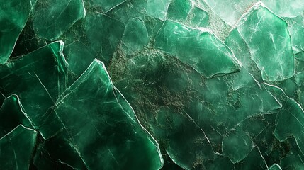abstract green graphic polygon texture with copy space for your design, advertise and banner concept