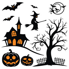 halloween vector illustration