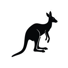 kangaroo vector silhouette