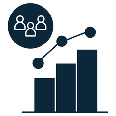 Audience Analytics icon, Unlocking Insights Understanding Your Audience Through Analytics, Data-Driven Engagement Mastering Audience Behavior for Better Results