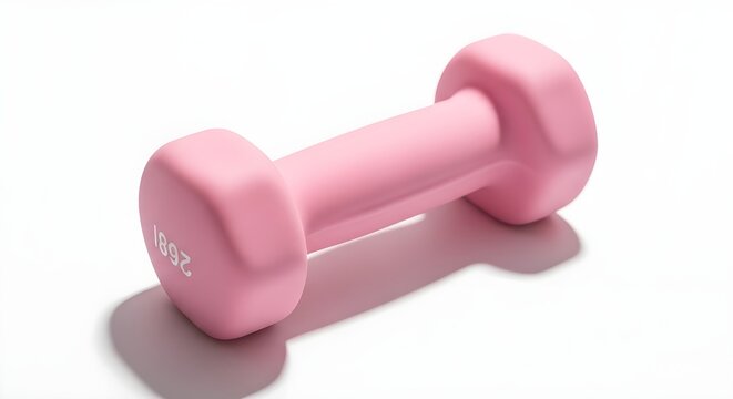 A Product Shot of a Pink Dumble, 4k Quality