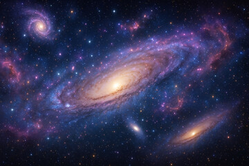 Naklejka premium galaxy