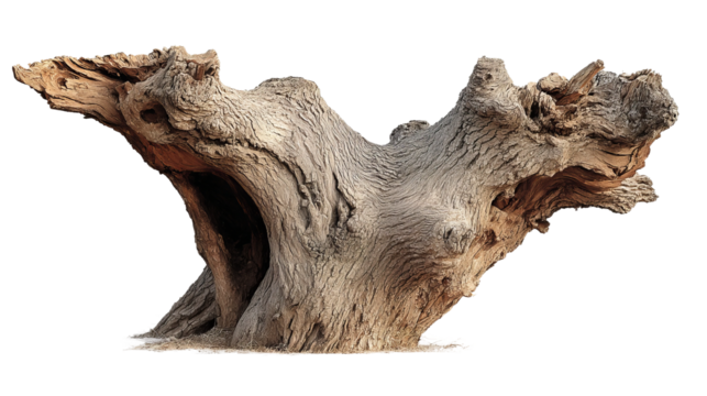 Ancient Timber: A weathered piece of ancient timber stands as a testament to the enduring power of nature, displaying intricate textures and patterns formed over centuries.