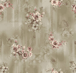 flower allover background design