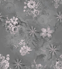 flower allover background design