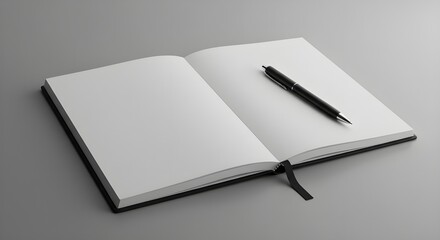 notebook and pen