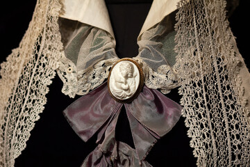 Beautiful retro brooch in Victorian style