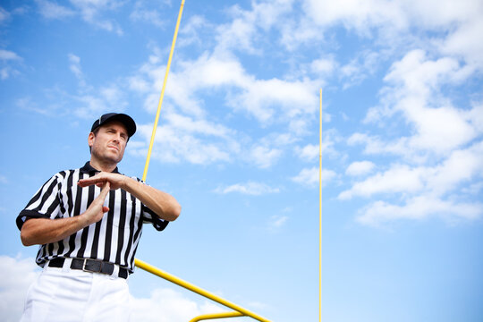 Referee: Ref Signals a Touchdown