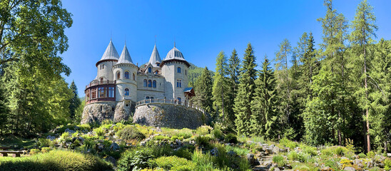 castle savoia of gressoney italy