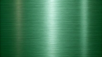 A vibrant green metal texture shines with a polished, brushed surface, creating an abstract background
