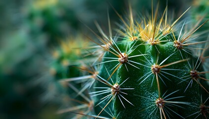 Close up of a cactus texture