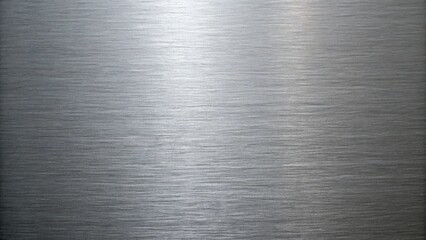 A closeup of a brushed metal surface with a horizontal grain pattern