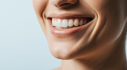 close up of young woman smiling