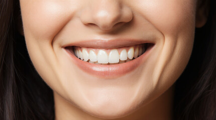 close up of young woman smiling