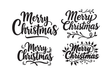 Merry Christmas Typography Vector Design Art 02-01.jpg