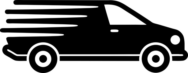 delivery car vector illustration