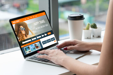 Online travel agency website for modish search and travel planning offers deal and package for...