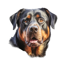 portrait of a rottweiler
