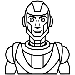 Minimal Robot Face Vector