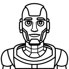 Minimal Robot Face Vector