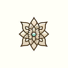 Vector Set of Elegant Ornamental Elements for Logo and Decoration

