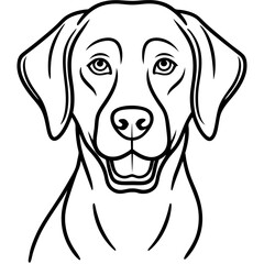 Chesapeake Bay Retriever Silhouette Vector
