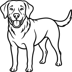 Chesapeake Bay Retriever Silhouette Vector