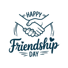 Illustration of two hands shaking with 