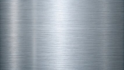A cool silver metal texture with a brushed surface creates a modern industrial background
