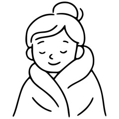 Hand Drawn Woman Doodle