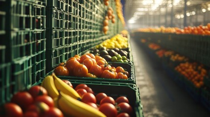 Vibrant Produce Market: Aisle of Freshness