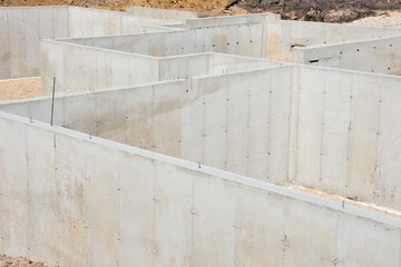 Basement of New Home Construction