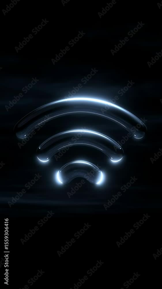 Aufkleber abstract background with glowing lights of conection