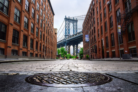 Dumbo view of Manhattan Bridge