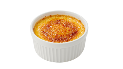 Crème Brûlée Isolated on Transparent Background PNG