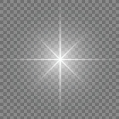 Bright Starburst Light Effect