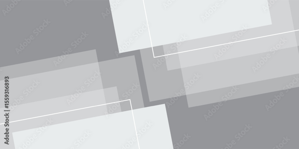 Poster abstract grey and white background with arrows and copy space for text. eps10 vector