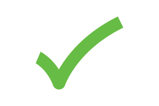 green check mark icon vector
