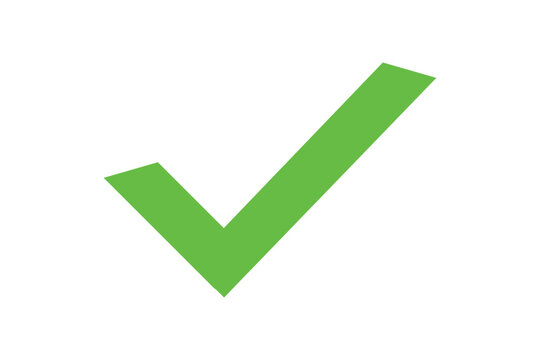 green check mark icon vector