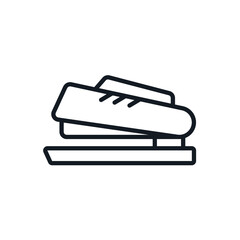 stapler icons isolated on White Background. Flat style design