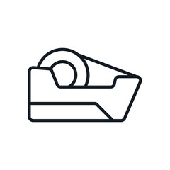 scotch tape icons isolated on White Background. Flat style design