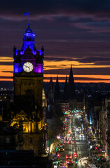 Obraz premium Princess street, Edinburgh