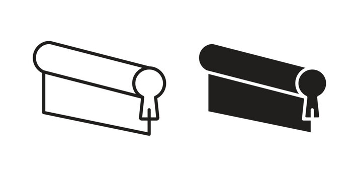 Print screen icon pack. Flat Vector Icon Design Element.