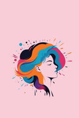 Communication, Man, Woman, Relationship, Couple, Breakdown, Mind, Panic, Psychology, Thoughts, Artwork, Vector